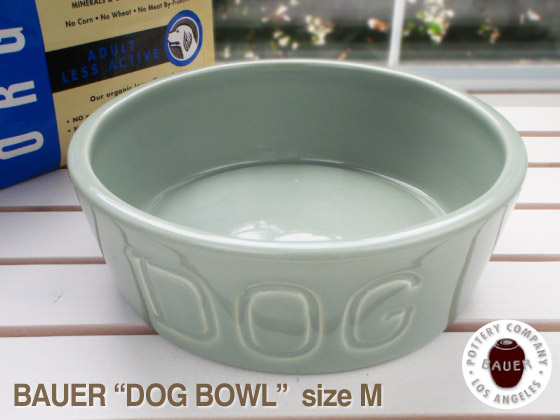 BAUER DOG BOWL Mサイズ・ドーバグレー