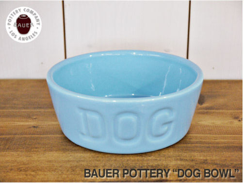 BAUER DOG BOWL Sサイズ ブルー