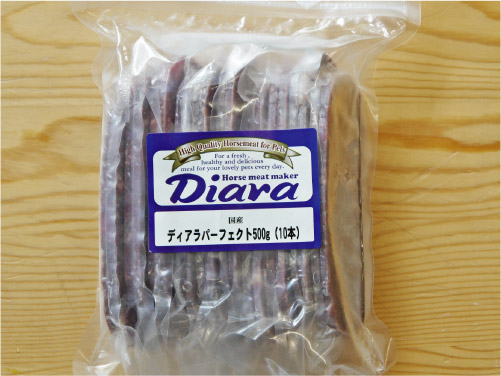 冷凍生馬肉 Diara ディアラ 馬肉パーフェクトミンチ真空パック500g