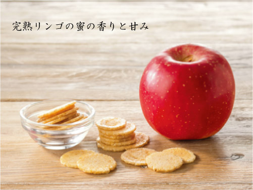 ドットわんの逸品シリーズ 信州完熟リンゴせんべい