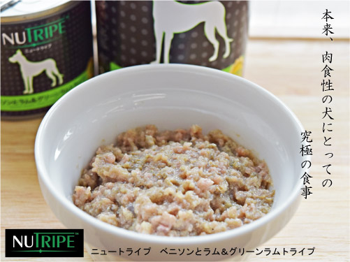 NUTRIPE ニュートライプ　ベニソンとラム＆グリーンラムトライプ